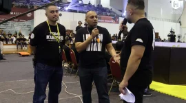 CEO Prime Kumite Championship, Umar Hasan saat event di bulan Oktober 2023. Foto : Herald.id/mak