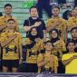 AKBP Damus Asa, S.H, S.I.K, M.H, Kasubdit II Perbankan Ditreskrimsus Polda Jatim beserta official Pencak Silat Polda Jatim, Gor Ciracas Jakarta Timur, Jumat (20/09). Foto : Polda Jatim