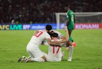 Timnas Indonesia saat mengalahkan Arab Saudi. Foto : Infobeken.com/MAK