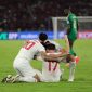 Timnas Indonesia saat mengalahkan Arab Saudi. Foto : Infobeken.com/MAK