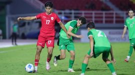 Saat Timnas U-20 Indonesia melawan India, Stadion Delta Sidoarjo. Foto : Ossie