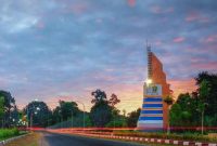Taman Selamat Datang di Muara Enim. Foto : ist