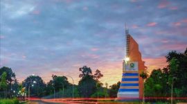 Taman Selamat Datang di Muara Enim. Foto : ist