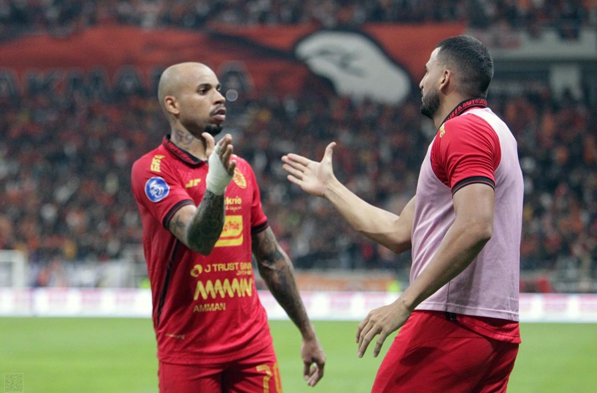 Striker Persija, Gustavo Almeida Masuk Nominasi Pemain Terbaik Edisi Desember. Foto : MAK