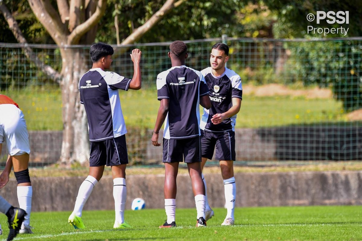 Saat ujicoba Timnas U20. Foto : PSSI