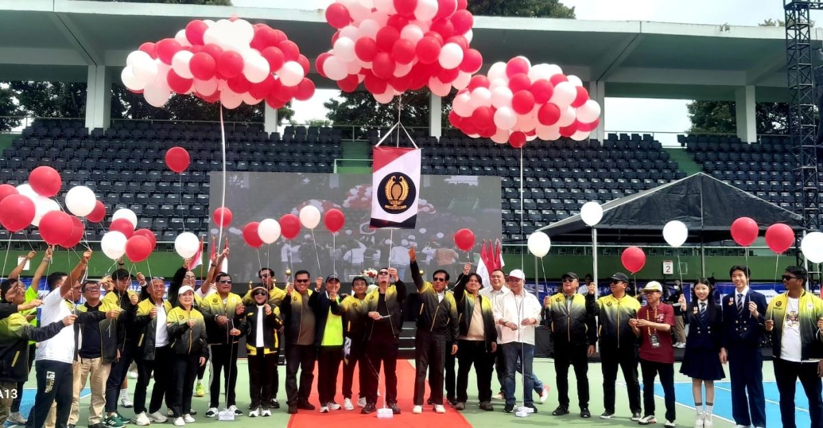 Kejurnas resmi dibuka olehKejurnas resmi dibuka oleh Ketua Umum PP Pelti, Prof Dr Drs H.A.M. Nurdin Halid, dan Deputi IV Kemenpora Dr. Surono , S.Pd, MPd, Center Court GBK Gelora Bung Karno (GBK), Jumat (17/1/2025). Foto : PP PELTI