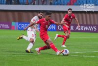 Timnas Indonesia U-20 saat melawan Iran. Foto : PSSI