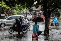 Ilustrasi Hujan di sekitaran wilayah Jakarta. Foto : Infobeken.com/Sat