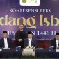 Sidang isbat dilaksanakan di Kantor Kemenag, Jalan MH Thamrin, Jakarta Pusat, Jumat (28/2/2025). Sidang dipimpin Menteri Agama (Menag) Nasaruddin Umar. Foto : ist