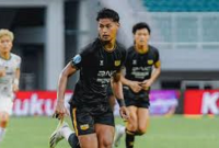 Striker Dewa United Septian Bagaskara berhasil menarik perhatian jajaran pelatih Timnas Indonesia di era Patrick Kluivert