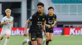 Striker Dewa United Septian Bagaskara berhasil menarik perhatian jajaran pelatih Timnas Indonesia di era Patrick Kluivert