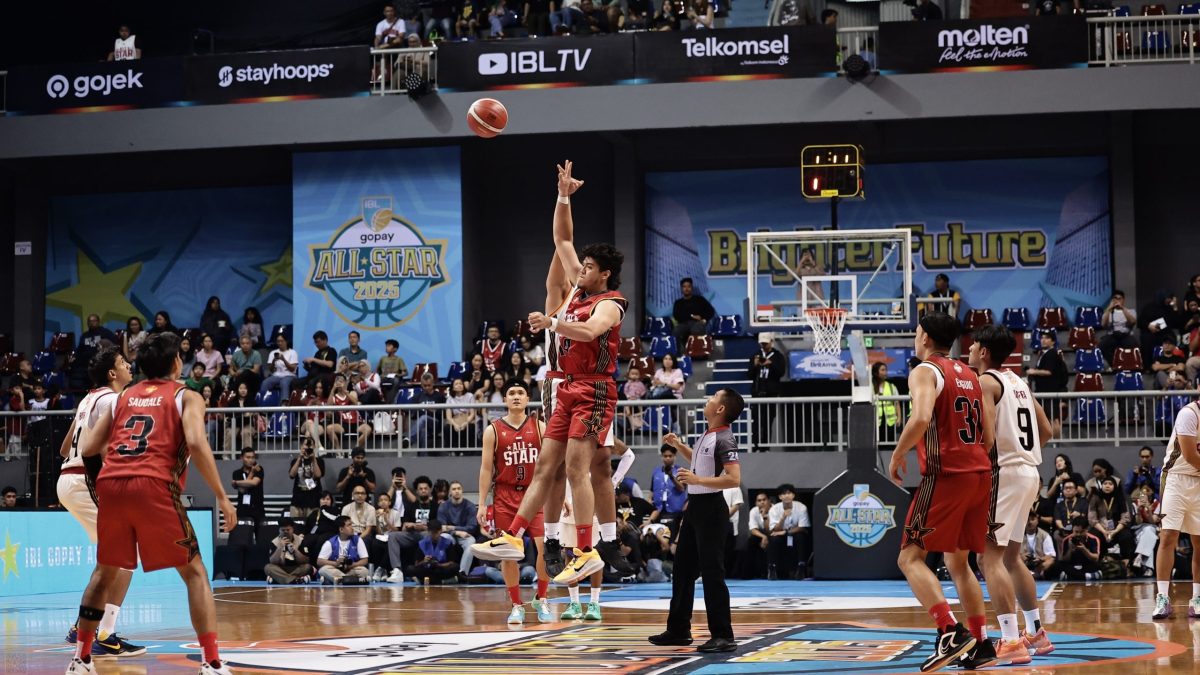 Tim Merah berhasil menaklukkan Tim Putih di ajang IBL GoPay All-Star 2025 yang digelar di Britama Arena kelapa Gading, Jakarta, Sabtu, 03 Mei 2025