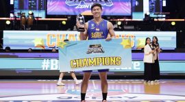 Abraham Damar Grahita tampil sebagai juara 3-Point Contest 2025 dalam acara IBL All Star yang berlangsung di di Britama Arena, Kelapa Gading, Jakarta, Sabtu, 3 Mei 2025.