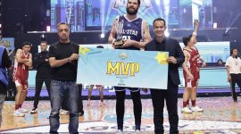 William Artino tampil sebagai MVP IBL All-Star 2025 setelah mengemas 33 poin, 16 rebound, lima assist dan berhasil membawa Yim foreign Star menundukkan Tim Indonesia Star