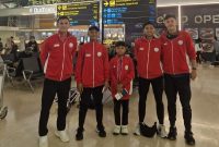 Empat pemain Tim Soft Tennis Indonesia Fajar Amarta (Yogyakarta), Bagus Angga Budi Pradiwa (DKI Jakarta), serta dua atlet muda berbakat, Syawal Nurkaluku (14 tahun) dan Raihan Nurkaluku (10 tahun), keduanya dari DKI Jakarta.