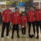 Empat pemain Tim Soft Tennis Indonesia Fajar Amarta (Yogyakarta), Bagus Angga Budi Pradiwa (DKI Jakarta), serta dua atlet muda berbakat, Syawal Nurkaluku (14 tahun) dan Raihan Nurkaluku (10 tahun), keduanya dari DKI Jakarta.