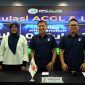 Direktur Utama LIB, Ferry Paulus, didampingi Direktur Operasional PT LIB Asep Saputra dan Ketua Komite Club Licensing 2024/25, Essy Asiah. 