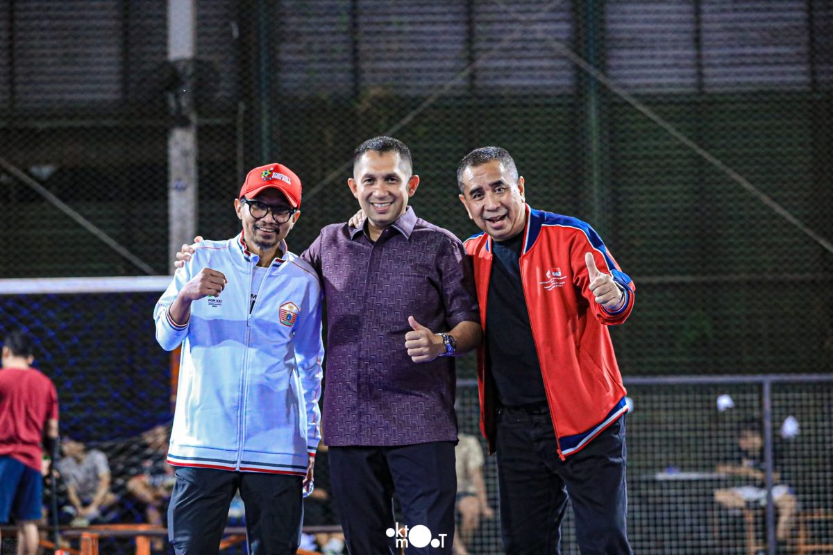 Tampak Ketum Pengprov PKSI DKI Jakarta yakni Adi Dwiariono,  Bendahara Umum Pengprov PKSI DKI Jakarta yakni Omar Tourik dan  Waketum PP PKSI  yakni  M.ikhwanul Hajidin hadir dalam Selekda di Tifosi Arena Center Jakarta, Junat (23/05). Foto : PKSI DKI Jakarta