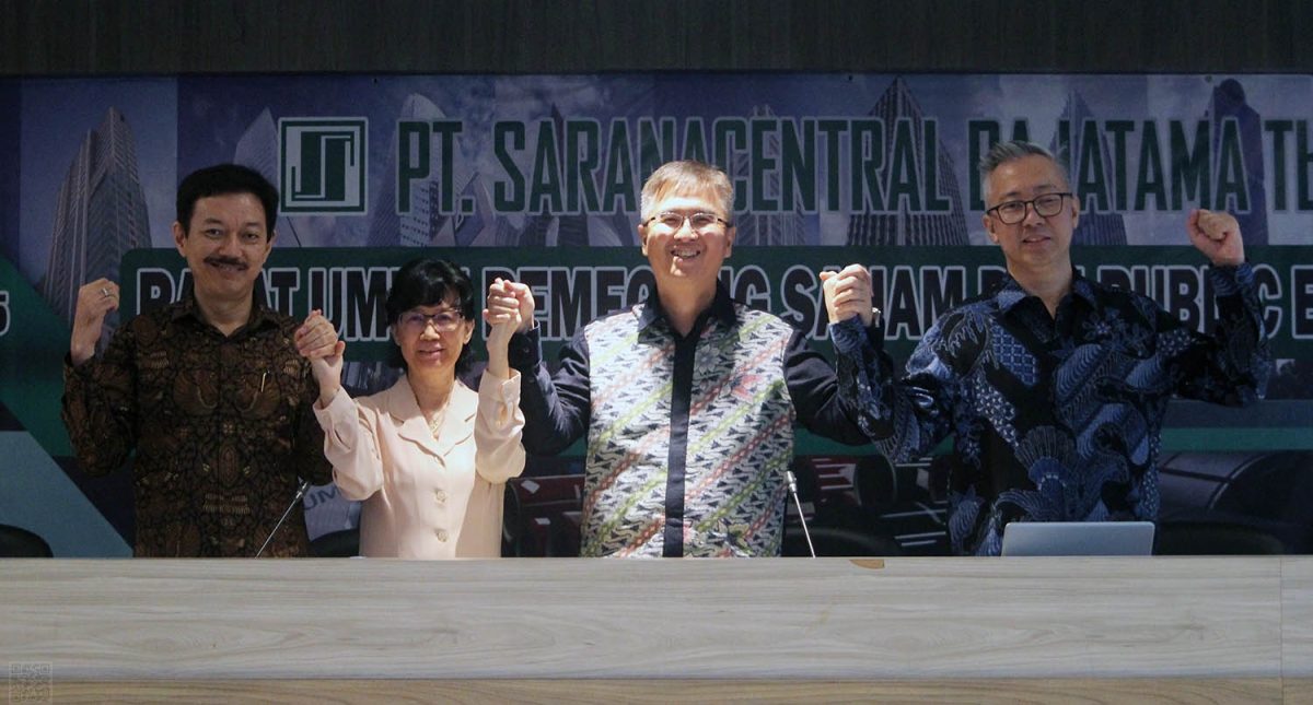 Emiten industri baja nasional, PT Saranacentral Bajatama Tbk (SCB), menggelar Rapat Umum Pemegang Saham (RUPS) Tahunan pada Jumat, 20 Juni 2025. Foto : ist