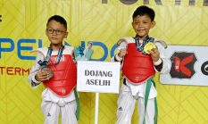 Dua Atlet Dojang Aselih Raih Emas dan Perak di Kejuaraan Taekwondo ATF UI 2025