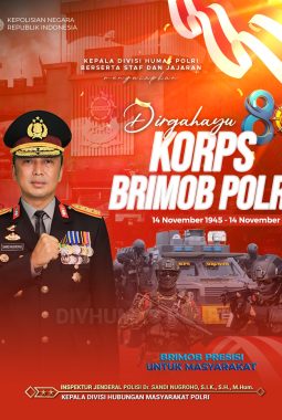 Kepala Divisi Humas Polri  : Dorong Semangat Presisi, Modern, dan Profesional