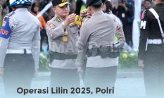 Polri Gelar Apel Pasukan Operasi Lilin 2025 di Monas, Pastikan Pengamanan Natal dan Tahun Baru Berjalan Aman