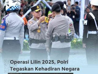 Polri Gelar Apel Pasukan Operasi Lilin 2025 di Monas, Pastikan Pengamanan Natal dan Tahun Baru Berjalan Aman