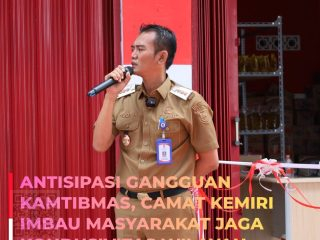 Antisipasi Gangguan Kamtibmas, Camat Kemiri Imbau Masyarakat Jaga Kondusivitas Wilayah