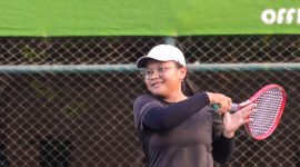 Petenis muda asal Klaten, Ressjalina Nur Afifah. Foto : ist