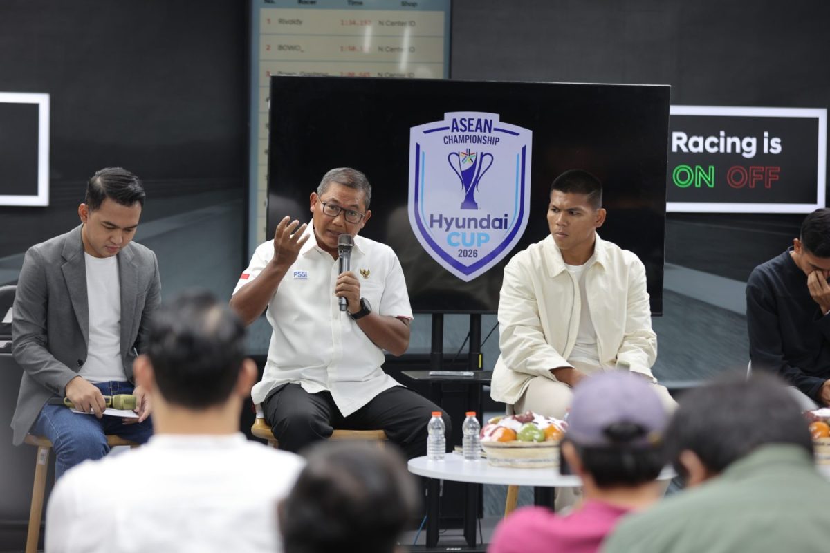 Ketua Badan Tim Nasional (BTN), Sumardji dalam forum diskusi Water Break yang digelar PSSI Pers di N Brand Experience Center, SCBD, Jakarta, Jumat (3/7/2026). Foto : PSSI Pers