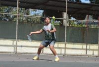  Petenis Narendra Zahin Nurrachmad maju ke babak perempat final Sirkuit Nasional Junior Piala Rektor Universitas Ngudi Waluyo Ungaran, Jawa Tengah,  Kamis 9 Juli 2026. Foto : ist