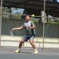  Petenis Narendra Zahin Nurrachmad maju ke babak perempat final Sirkuit Nasional Junior Piala Rektor Universitas Ngudi Waluyo Ungaran, Jawa Tengah,  Kamis 9 Juli 2026. Foto : ist