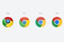Perubahan logo Google Chrome dari masa ke masa. ANTARA/Ho/Google.
