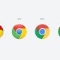 Perubahan logo Google Chrome dari masa ke masa. ANTARA/Ho/Google.
